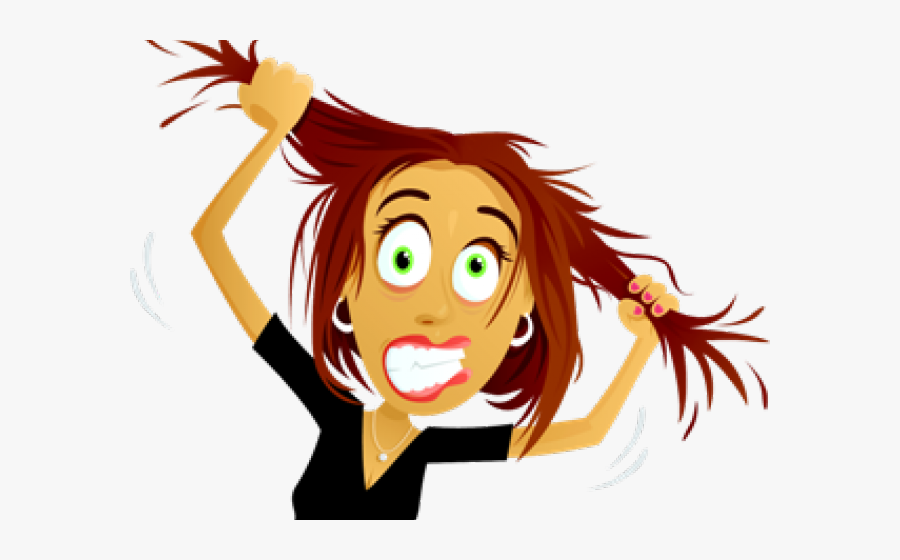 Tearing Your Hair Out , Free Transparent Clipart - ClipartKey