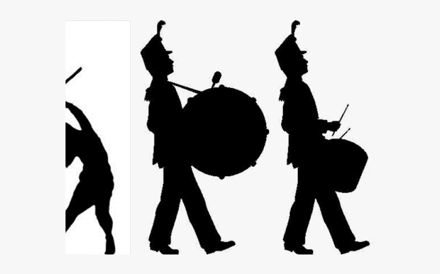 Marching Band Graphics - Clipart Marching Band Silhouette, Transparent Clipart