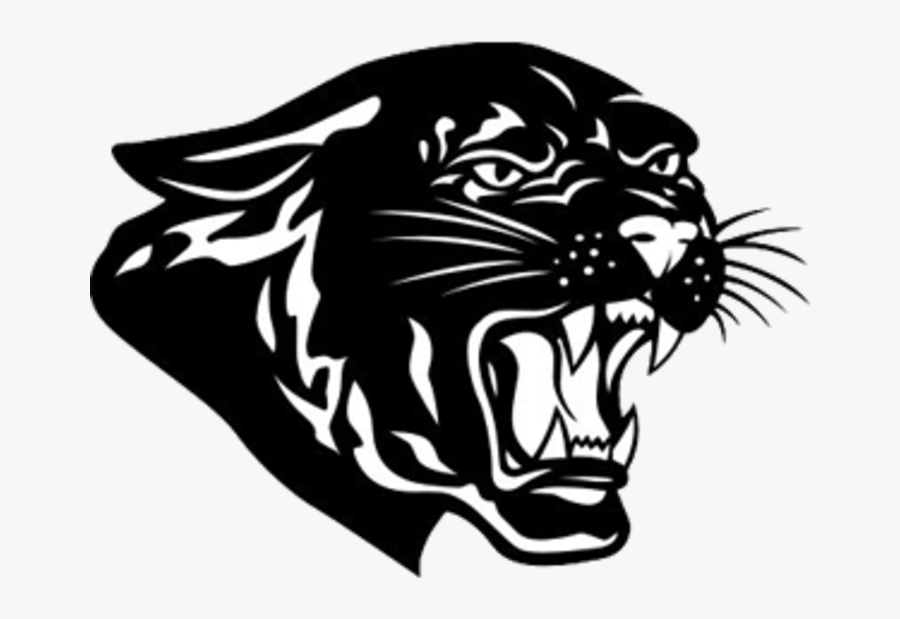 Drawing Panther Profile - Eastlake Panthers Logo , Free Transparent