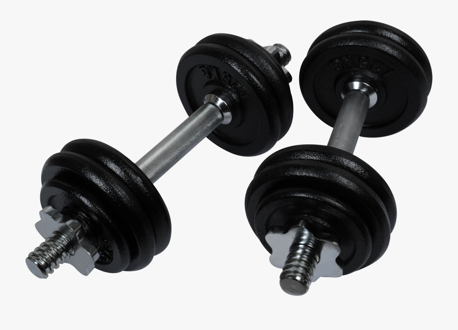 Transparent Hand Weights Clipart - Dumbbell, Transparent Clipart