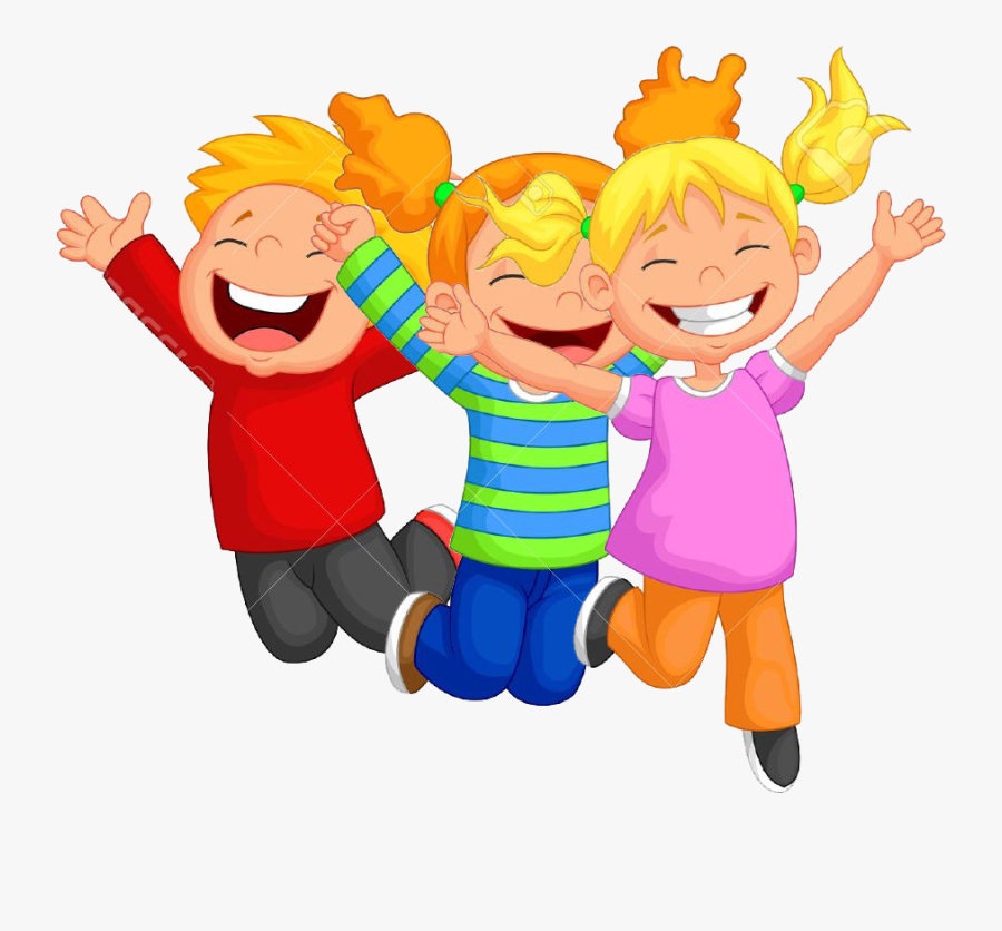 Jump Png Royalty Free Library Huge - Clipart Happy Children, Transparent Clipart