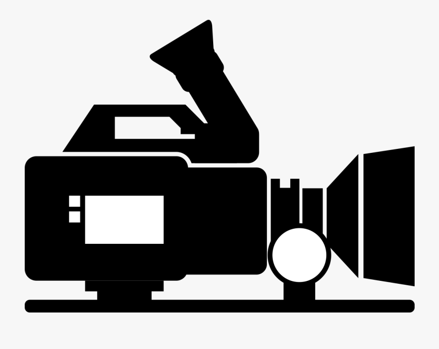 Video Production - Transparent Camera Silhouette Video Silhouette, Transparent Clipart