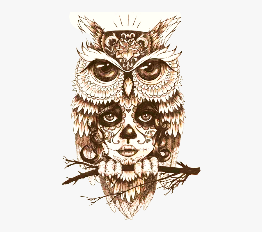 Transparent Body Clipart - Mystic Owl Tattoo Designs, Transparent Clipart