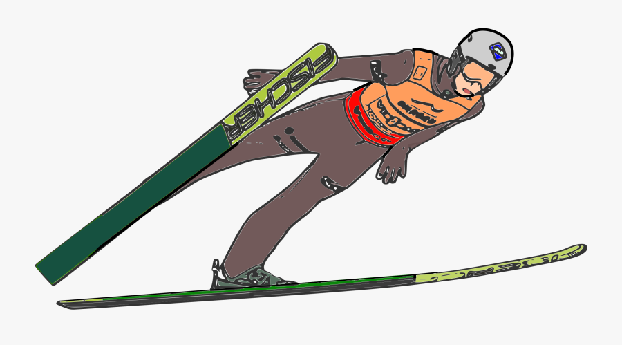 Slope,recreation,cross Country Skiing - Ski Jumping Clipart, Transparent Clipart