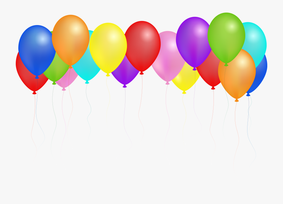 Clipart Royalty Free Library Balloons Svg Seven - Happy Birthday Transparent Balloons Png, Transparent Clipart