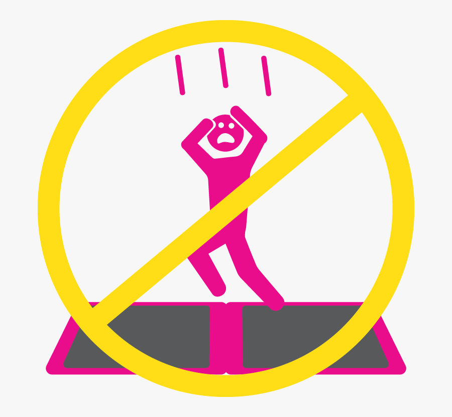 Safety Icon - Trampoline Safety Rules, Transparent Clipart