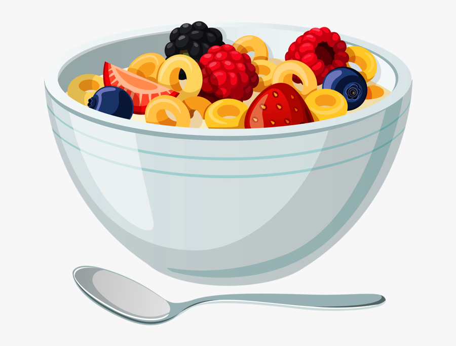 Png Food Illustrations Clip Art And Ⓒ - Bowl Of Cereal Cartoon, Transparent Clipart