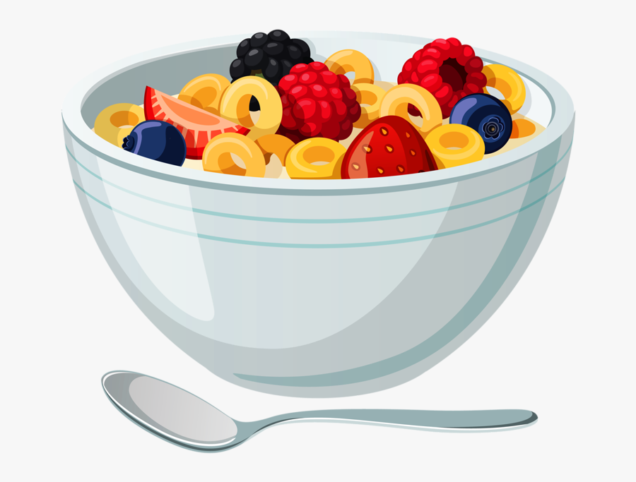 Png Food Illustrations Clip Art And Ⓒ - Bowl Of Cereal Cartoon , Free ...