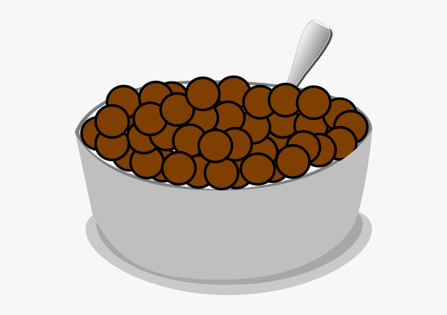 Bowl Of Cereal Cartoon, Transparent Clipart