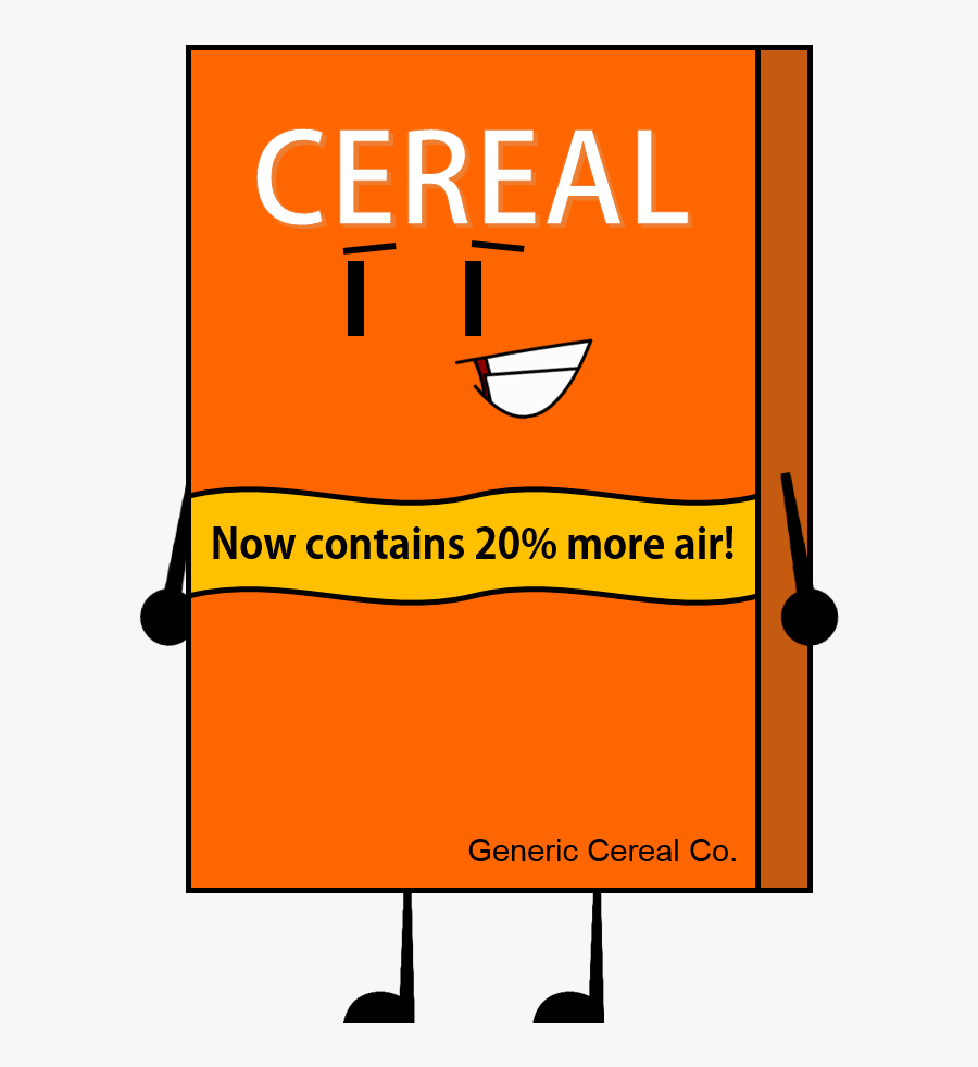 Transparent Cereal Box Png - Object Shows Cereal Box, Transparent Clipart