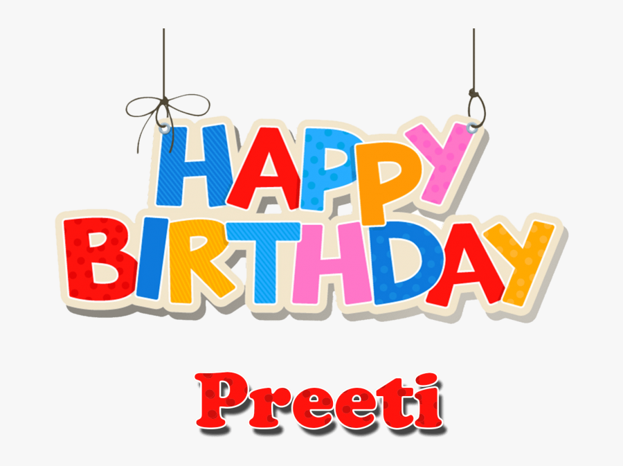 Free Png Preeti Happy Birthday Balloons Name Png Png - Happy Birthday Aryan Png, Transparent Clipart