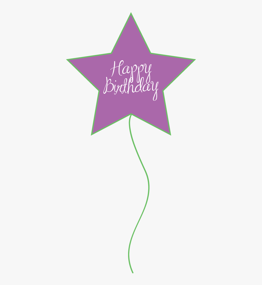 Birthday Purple And Green Balloons, Transparent Clipart