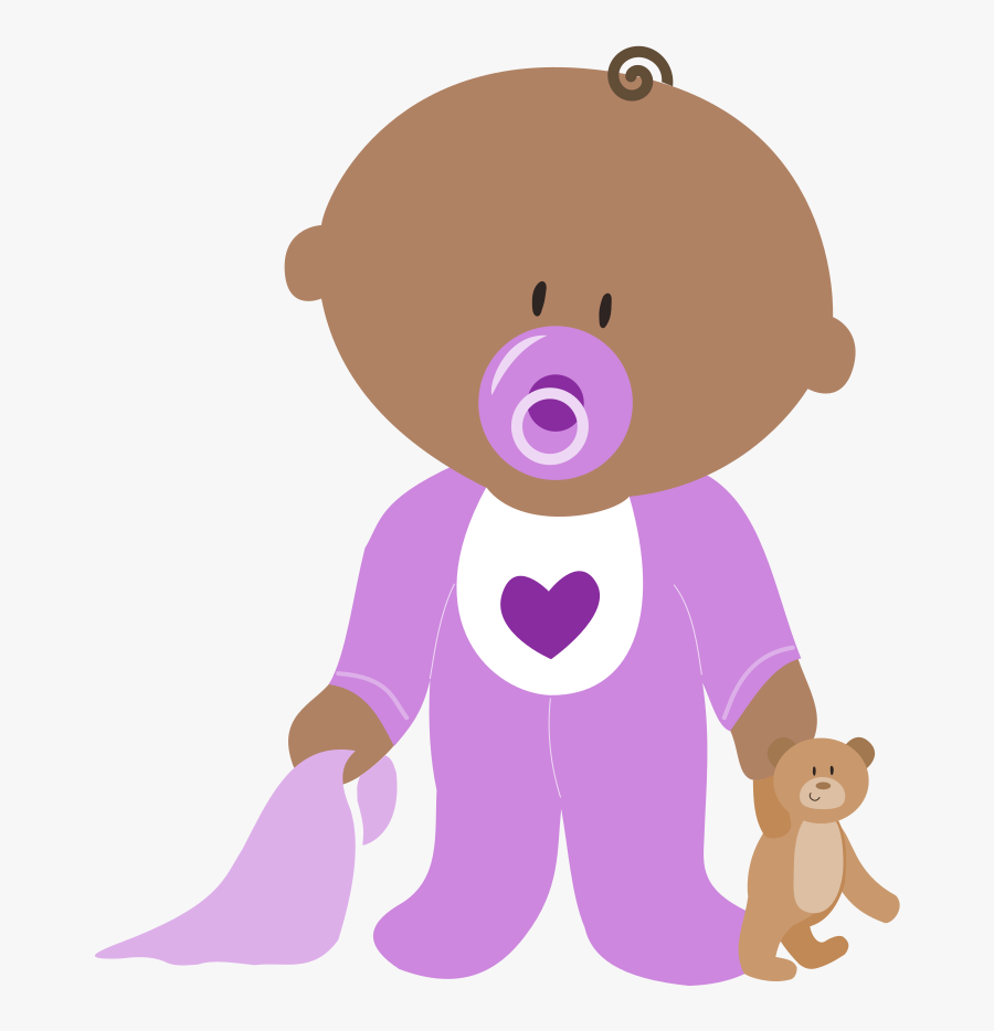 Baby Boy - Baby In Purple Cartoon , Free Transparent Clipart - ClipartKey