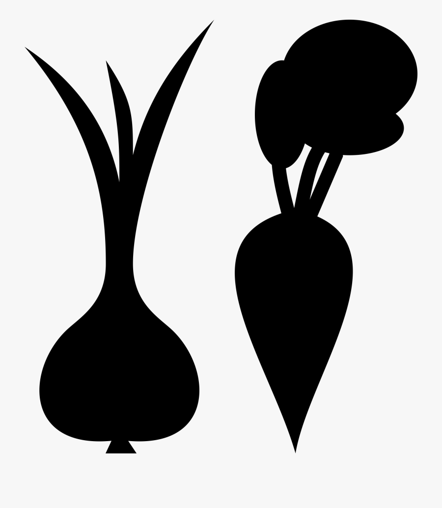 Transparent Vegetable Clipart - Vegetable Image Black And White Clipart Png, Transparent Clipart