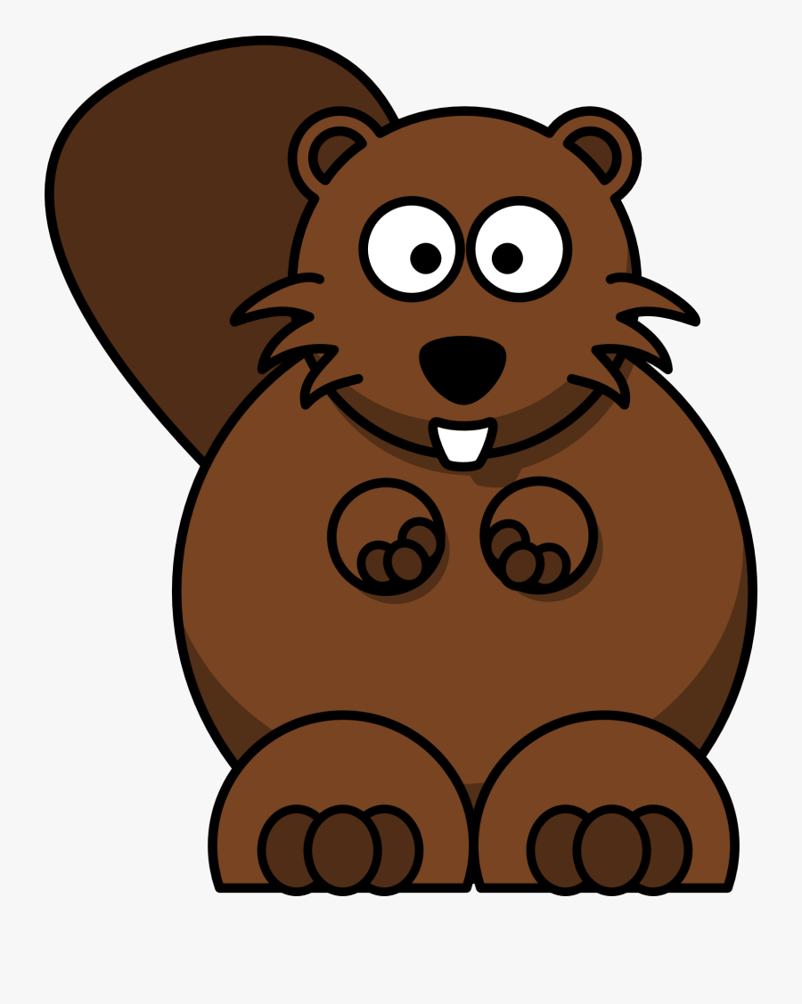 Cartoon Beaver - Beaver Clip Art, Transparent Clipart