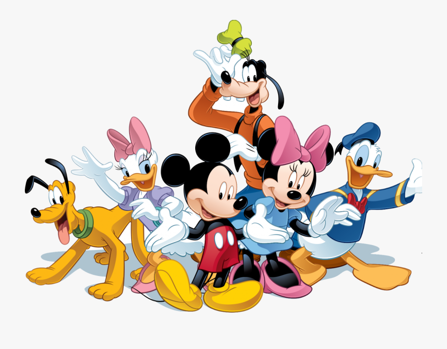 Mickey Mouse And Minnie Coloring Pages Lovely 28 Collection - Cartoon Mickey Mouse And Friends, Transparent Clipart