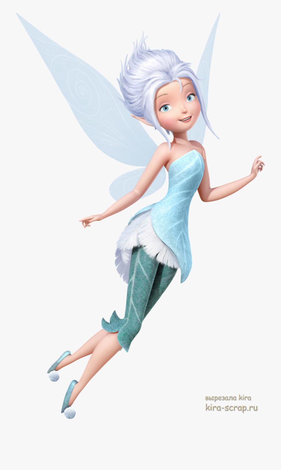 Tinkerbell Snowflake Clipart - Silvermist Fairy, Transparent Clipart