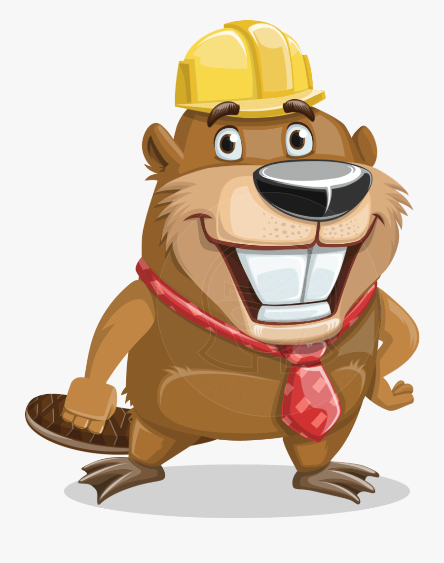 Transparent Angry Beavers Png - Cartoon Smart Beaver, Transparent Clipart