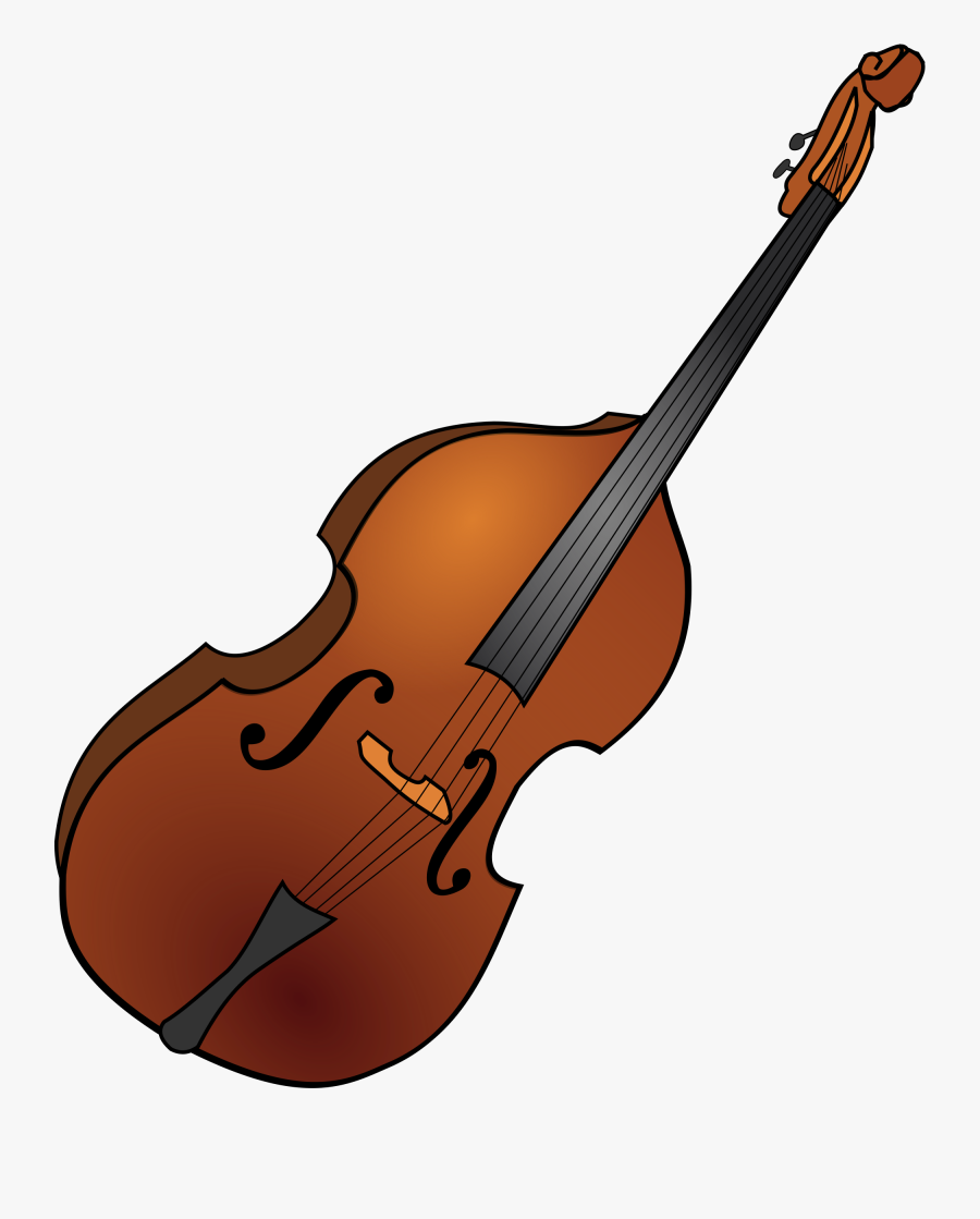 Free Vector Graphic Violin Viola Instrument String - Double Bass Clip Art, Transparent Clipart