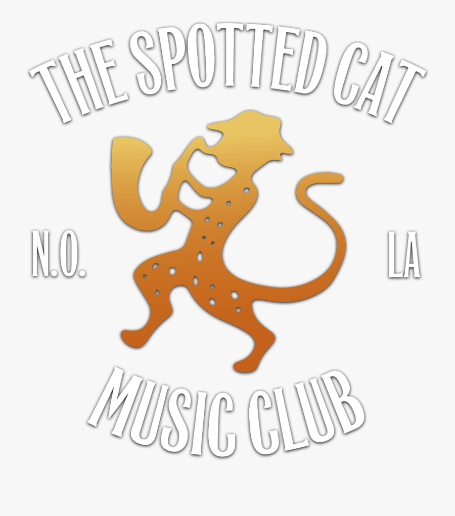 The Spotted Cat Music - Spotted Cat New Orleans Logo, Transparent Clipart