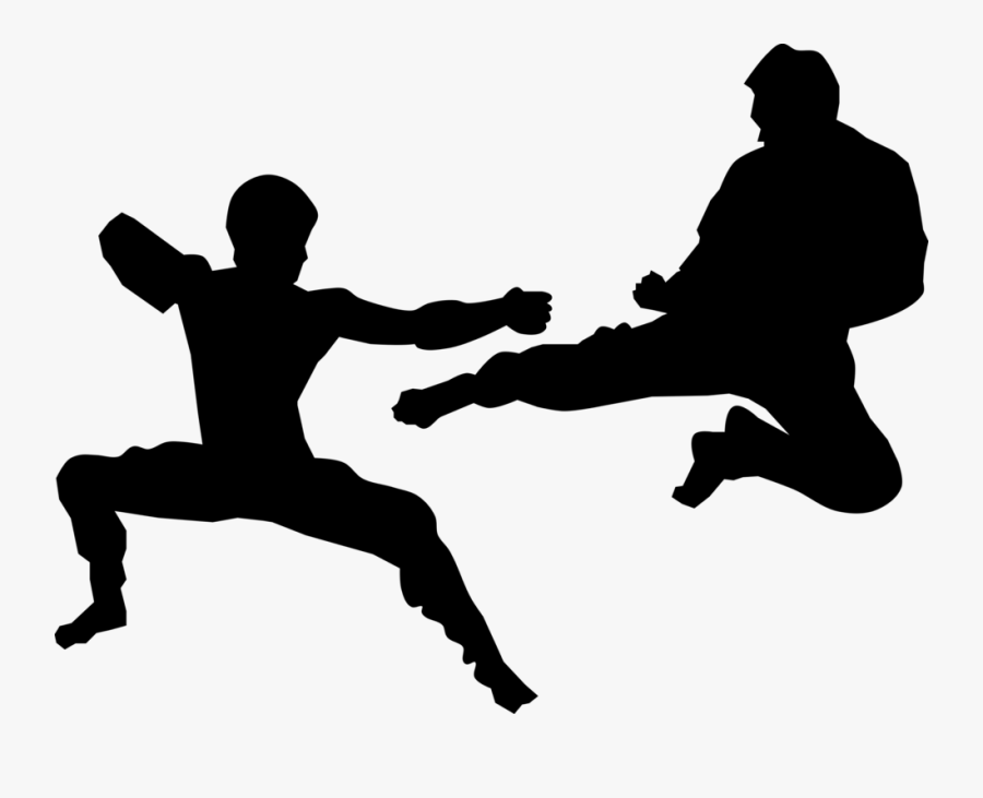 Human - Karate Kumite Karate Images Download, Transparent Clipart