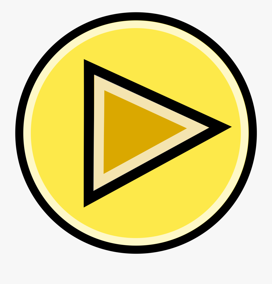 Computer Icons Youtube Play Button User Interface Download - Youtube Logo Coloring Page, Transparent Clipart