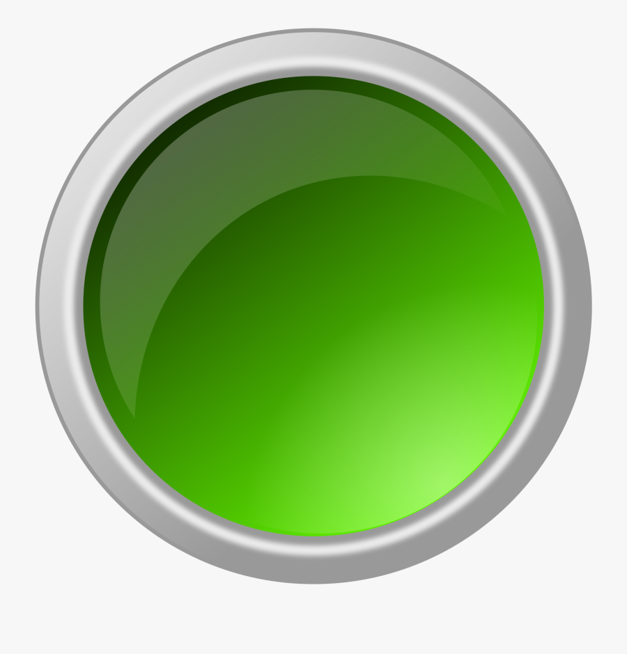 Glossy Green Button - Circle , Free Transparent Clipart - ClipartKey