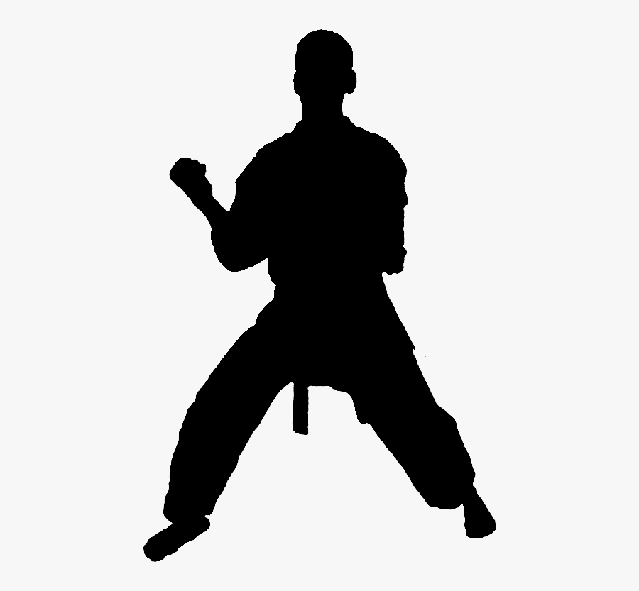 Clip Art Taekwondo Silhouette Illustration Karate - Silhouette Karate Clipart, Transparent Clipart