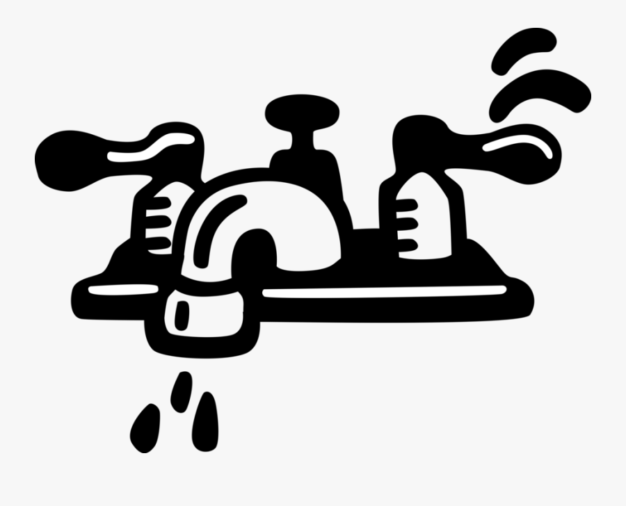 Dripping Water Tap Sink Faucet, Transparent Clipart
