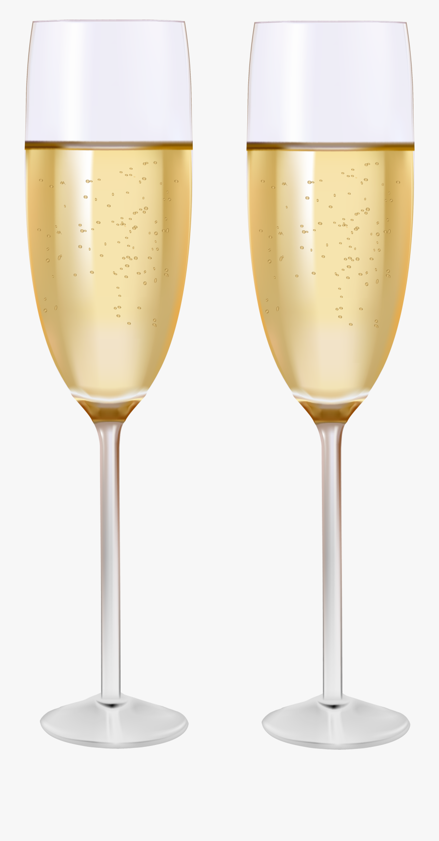 Two Glasses Of Champagne Png Clipart - Champagne Glasses Emoji Transparent Background, Transparent Clipart