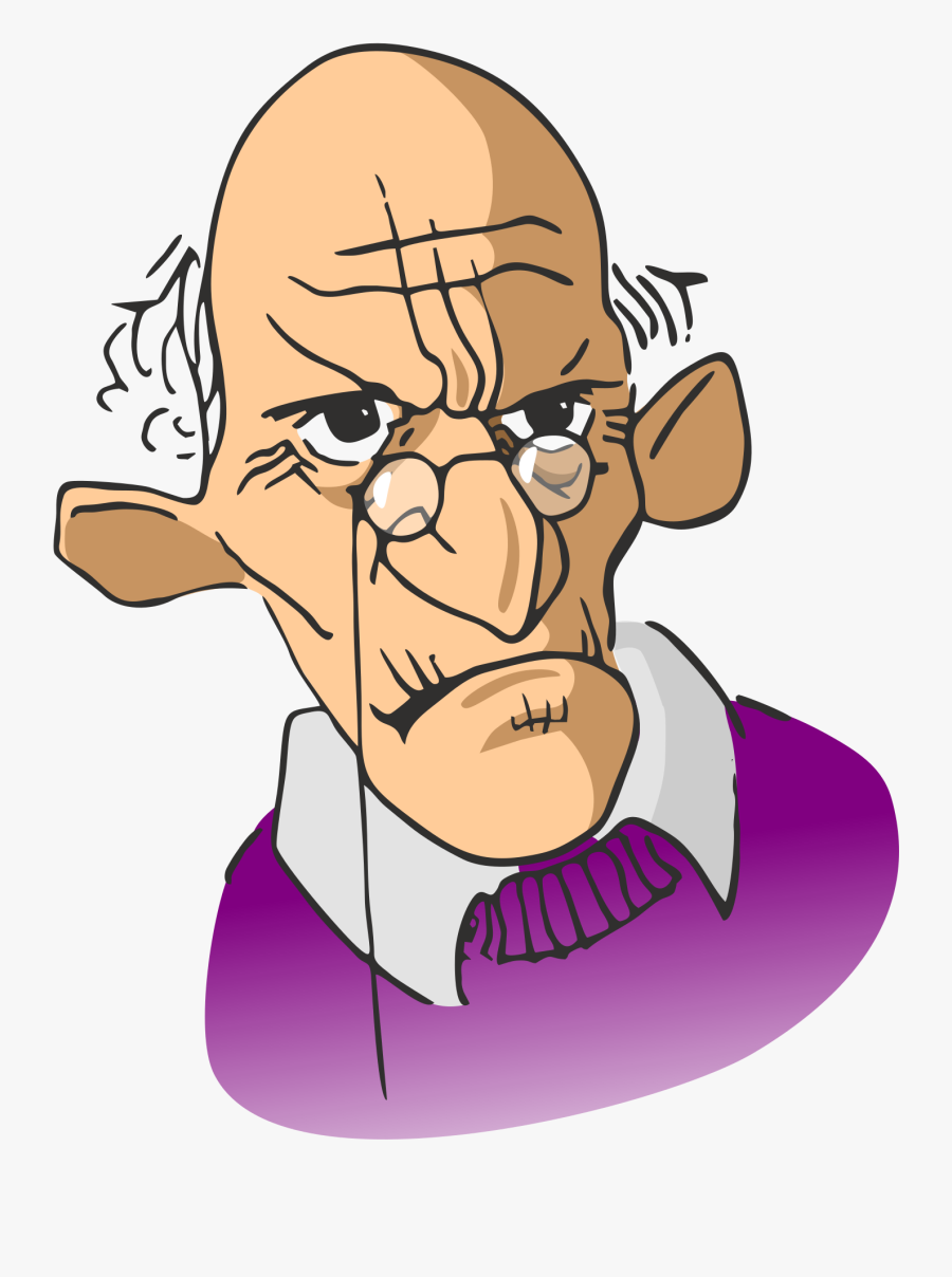 Old Man Talking Clipart Clipartfest Mean Old Man Cartoon Free
