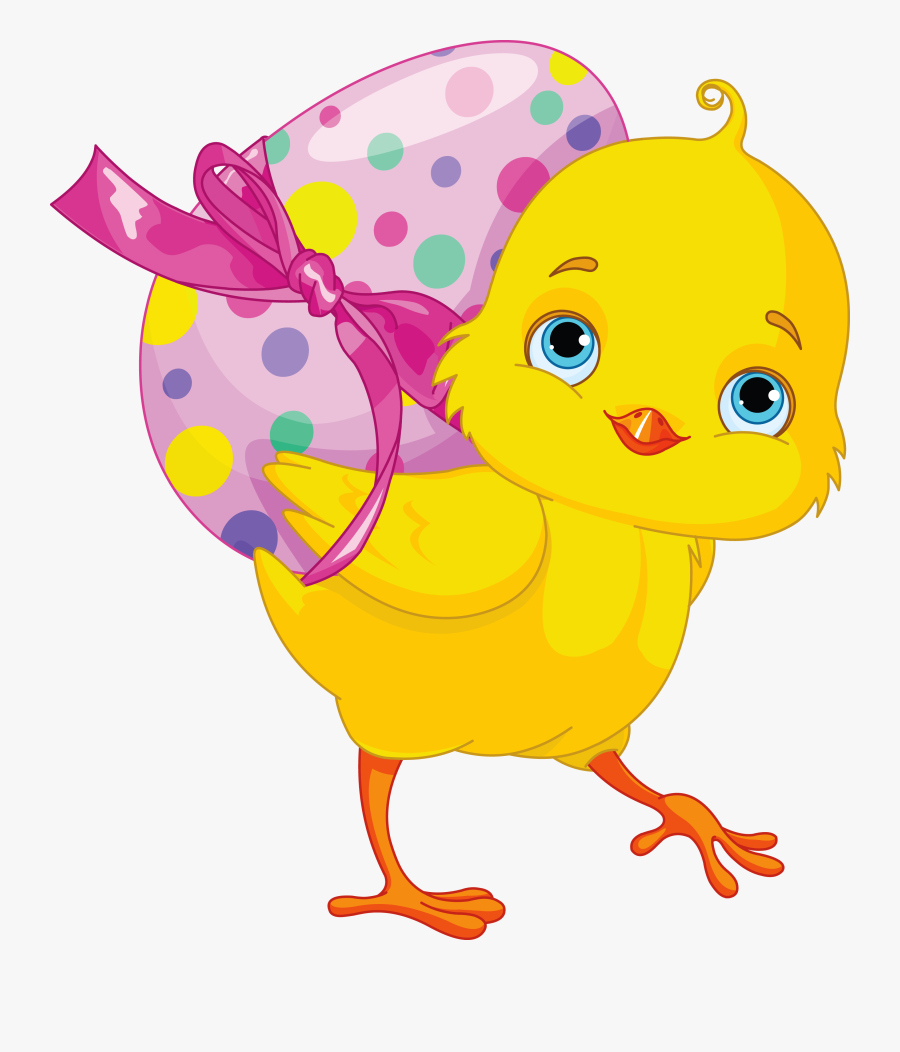 Basket Clipart Chicken - Easter Chick Clipart Png, Transparent Clipart