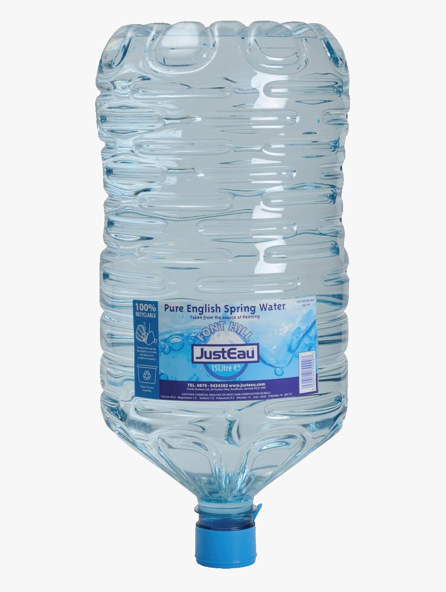 15 Liter Water Bottle, Transparent Clipart
