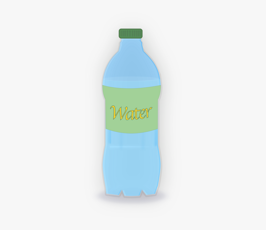 Blue,liquid,plastic Bottle - Plastic Bottle, Transparent Clipart