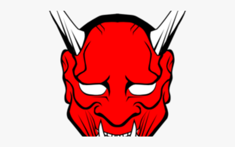 Oni Mask Transparent Background, Transparent Clipart