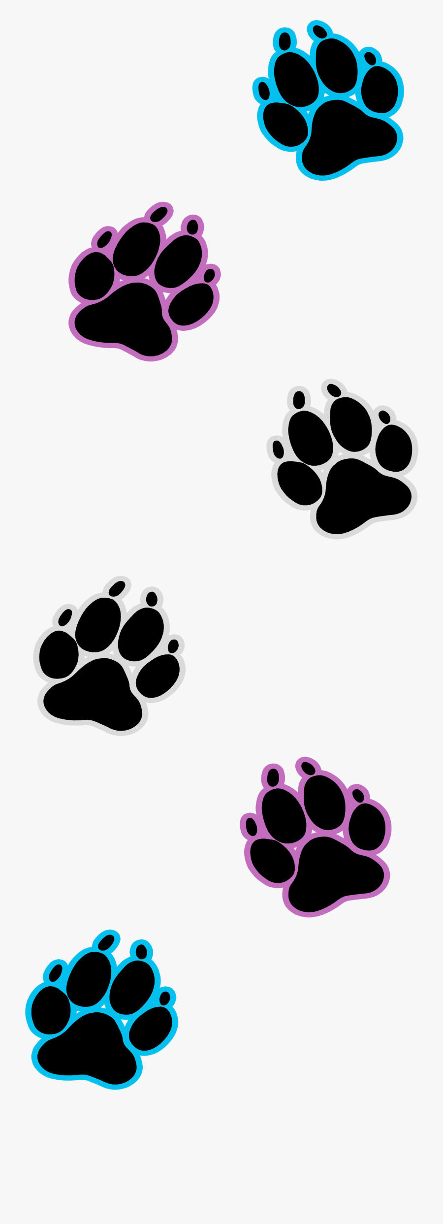 Dog Paw Prints Transparent & Png Clipart Free Download - Clip Art Transparent Paw Prints, Transparent Clipart