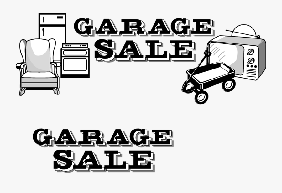 Free Stock Photos - Garage Sale Clipart Black And White, Transparent Clipart