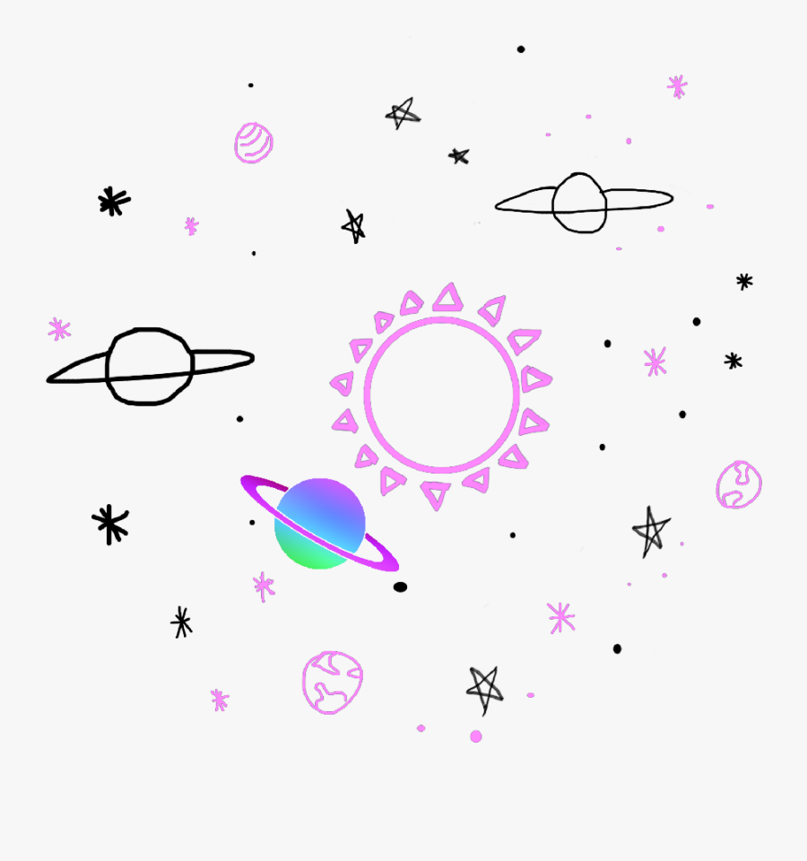 Star Universe Tumblr Planet - Planetas Tumblr Png, Transparent Clipart