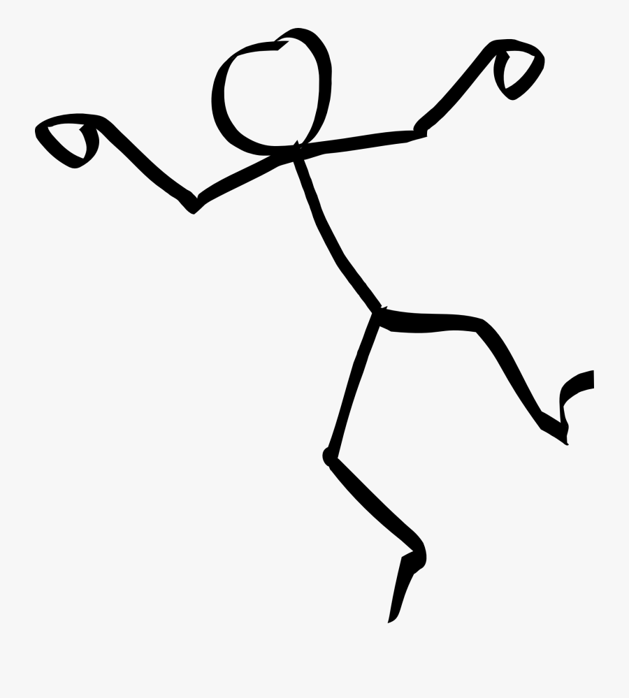 Dancing Stick Figure Clipart, Transparent Clipart