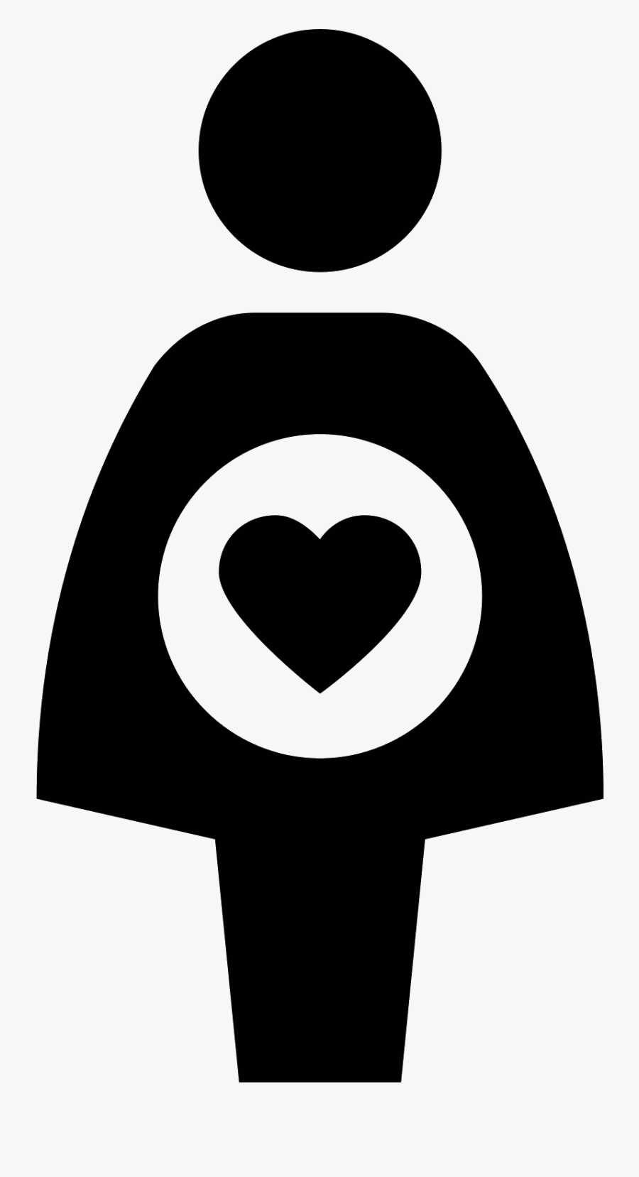 Clip Art Free Icon Download Vector - Icono Mujer Embarazada Png , Free
