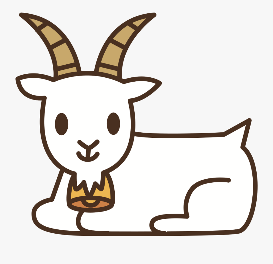 Goat - ヤギ イラスト, Transparent Clipart