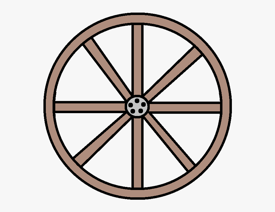 Free Western Clipart - Wagon Wheel Clipart, Transparent Clipart