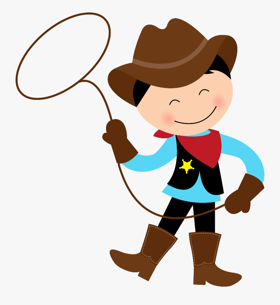 Horse Riding Clipart Cowboy Kid - Cowboy And Cowgirl Cartoon, Transparent Clipart