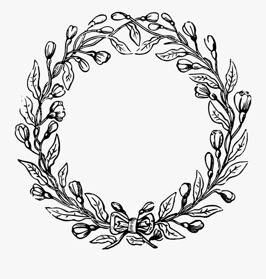 Free Free 286 Sunflower Wreath Svg Black And White SVG PNG EPS DXF File