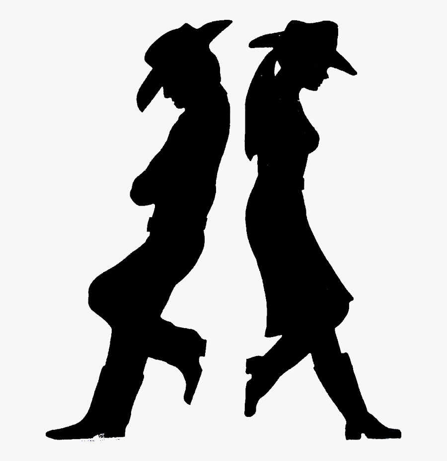 Cowboy Silhouette Western Drawing Clip Art - Silhouette Cowboy, Transparent Clipart