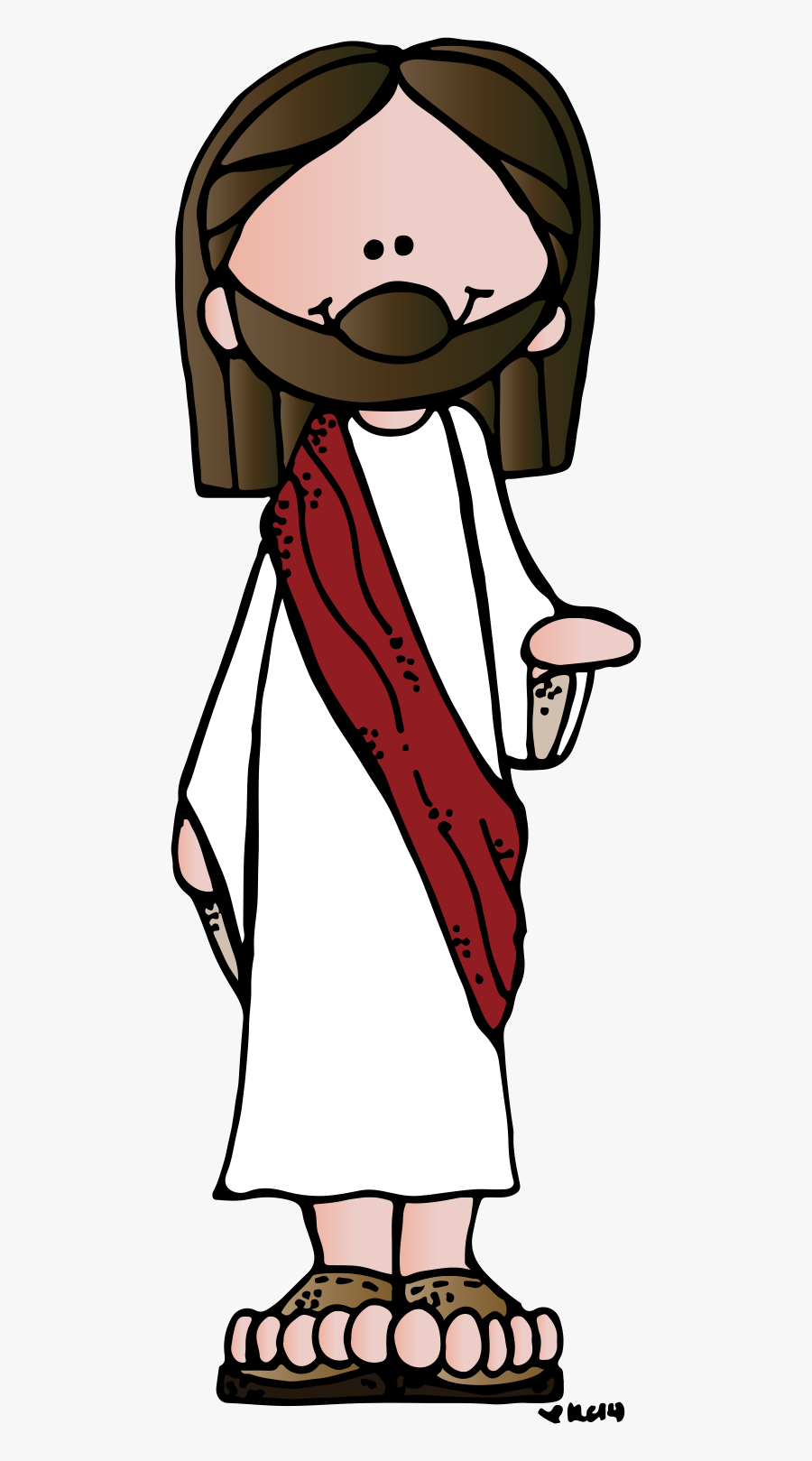 Melonheadz Jesus - Dibujos Bonitos De Jesus , Free Transparent Clipart ...