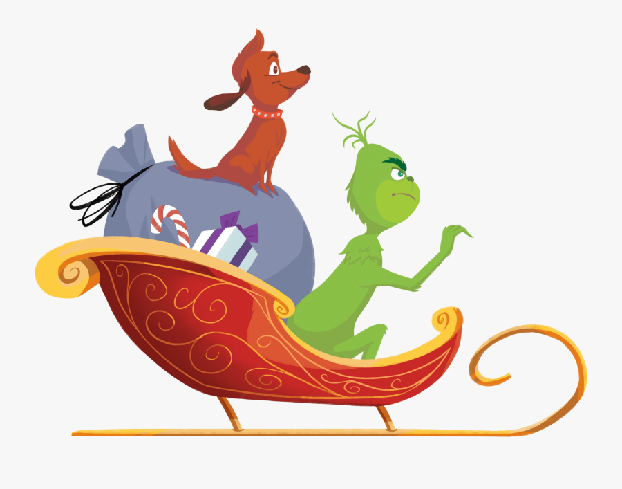 Grinch In His Sled , Free Transparent Clipart ClipartKey