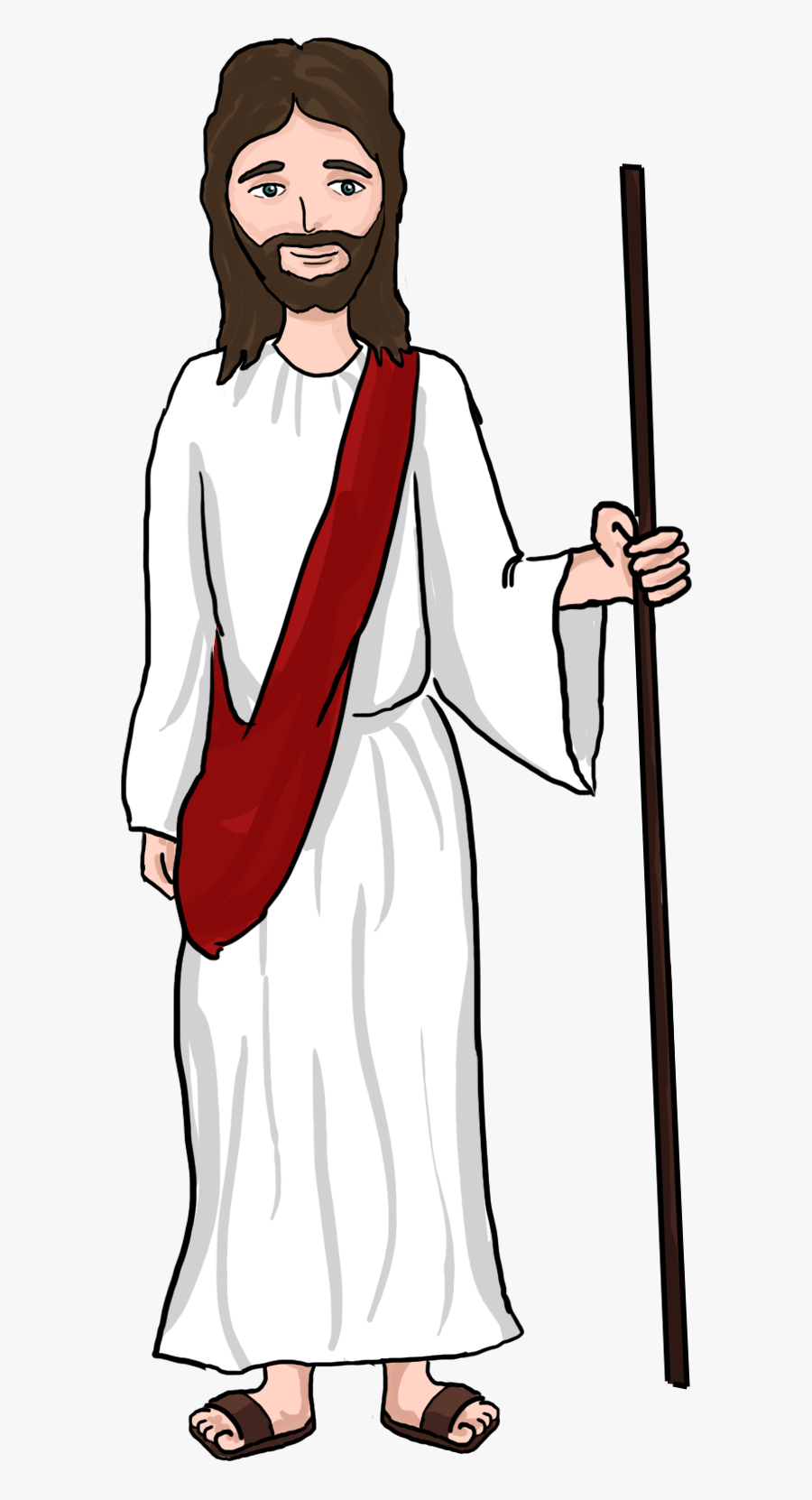 Jesus Clipart Clipartion - Transparent God Cartoon Png, Transparent Clipart