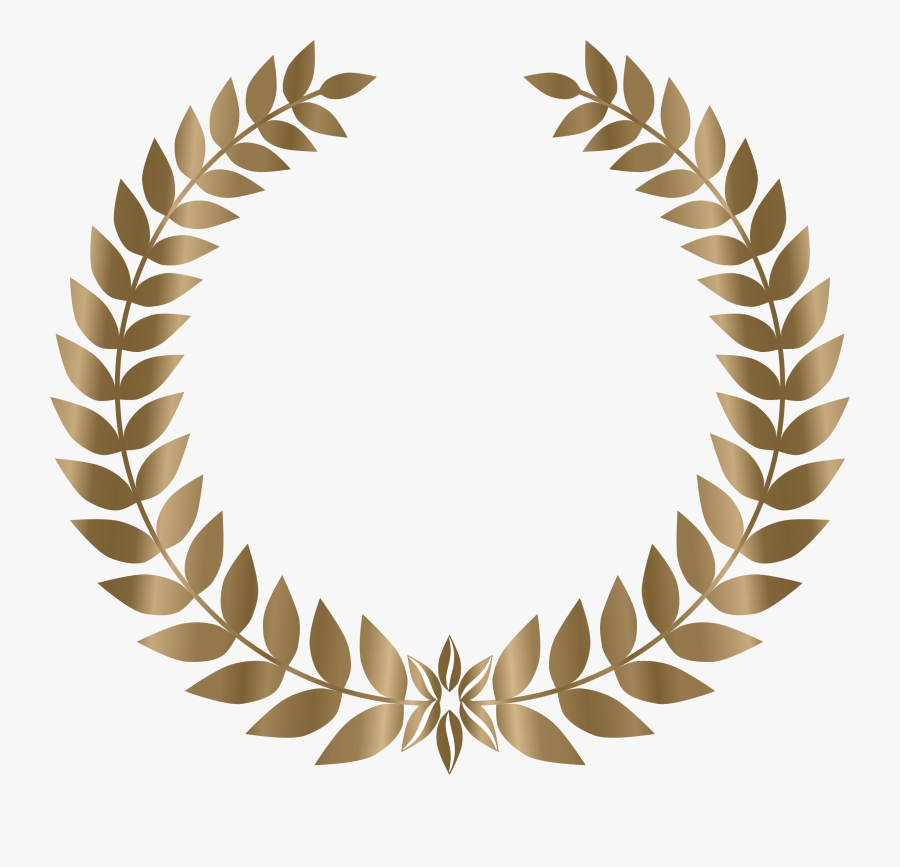 Bronze Big Image Png - Laurel Gold Wreath Png, Transparent Clipart