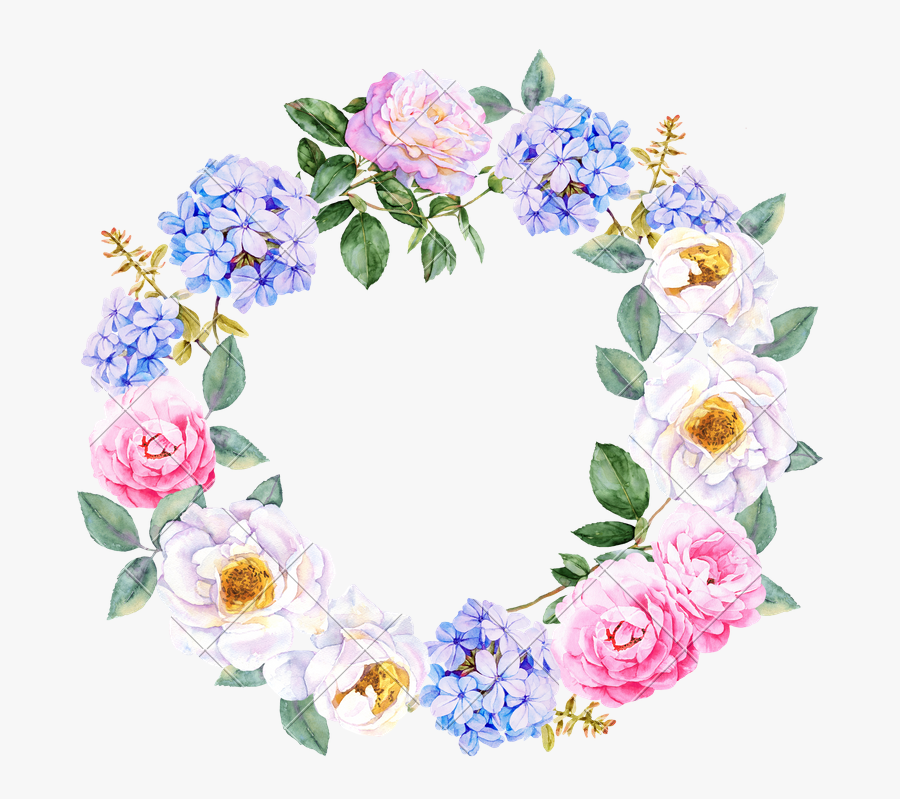 15 Watercolor Flower Wreath Png For Free Download On - Flower Wreath Watercolor Png, Transparent Clipart